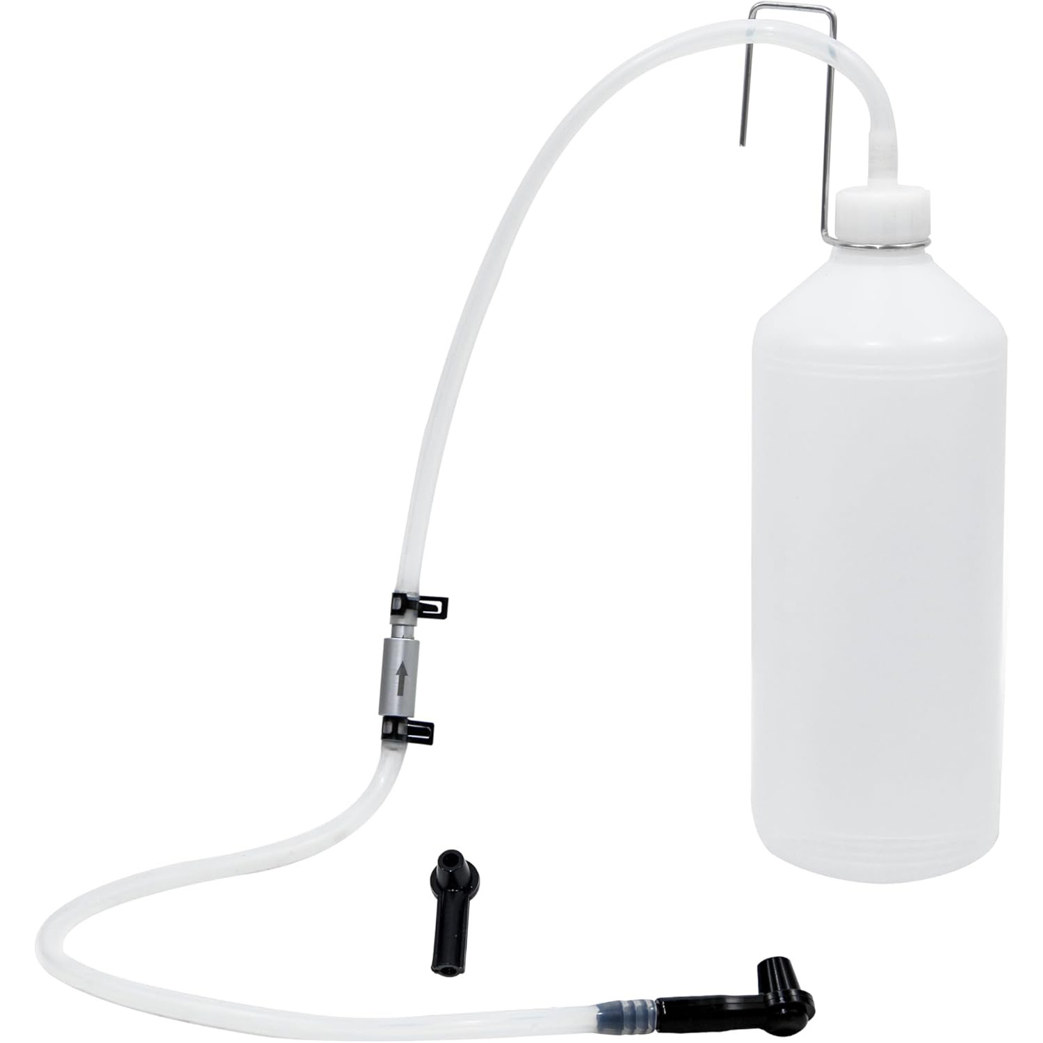Brake Bleeder Kit - 1L ブレーキフルードブリーダーキット ノンリターンバルブ＆フック付き - 車・バイク用一人用ブリーディングツール