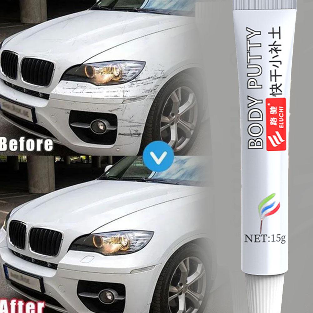 Auto Body Filler - 車の傷修理パテ 15 グラム速乾性ボディフィラー滑らかな気泡のない小さな傷用 0.5 ミリメートル未満の自動車塗装修理アクセサリー D2O6