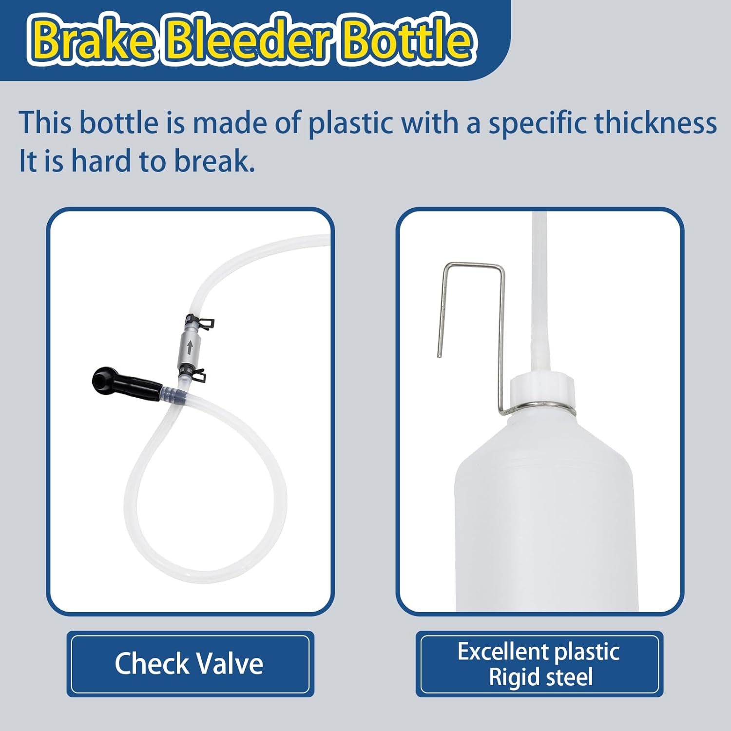 1L ブレーキフルードブリーダーキット ノンリターンバルブ＆ - Brake Bleeder Kit のレビューと価格