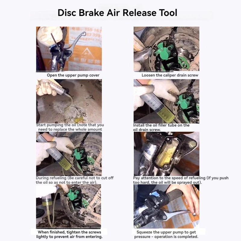 100 ミリリットルユニバーサルオートバイブレーキキャリパー - Brake Bleeder Kit のレビューと価格