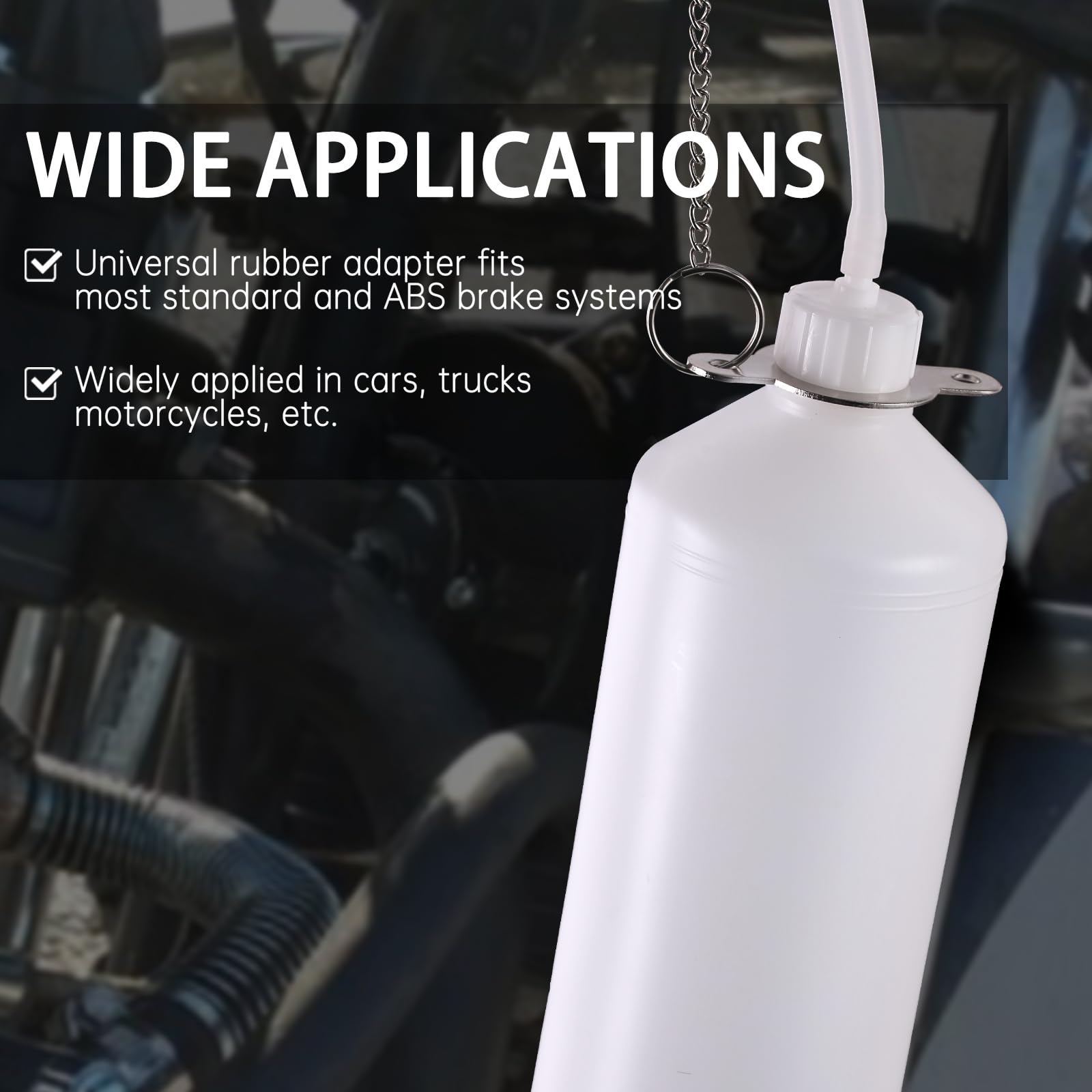 手動ブレーキブリーダーシステム 1L 液体抽出器と 60cm - Brake Bleeder Kit のレビューと価格