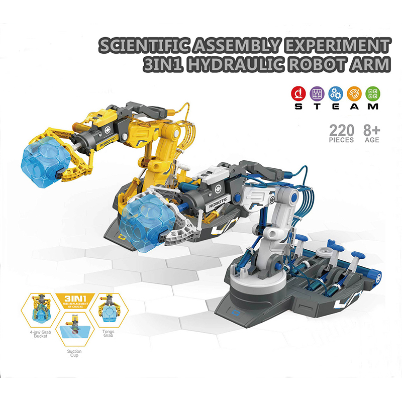 子供のための完全に組み立てられた油圧式機械式アーム科学実験, - Engine Hoist Crane のレビューと価格