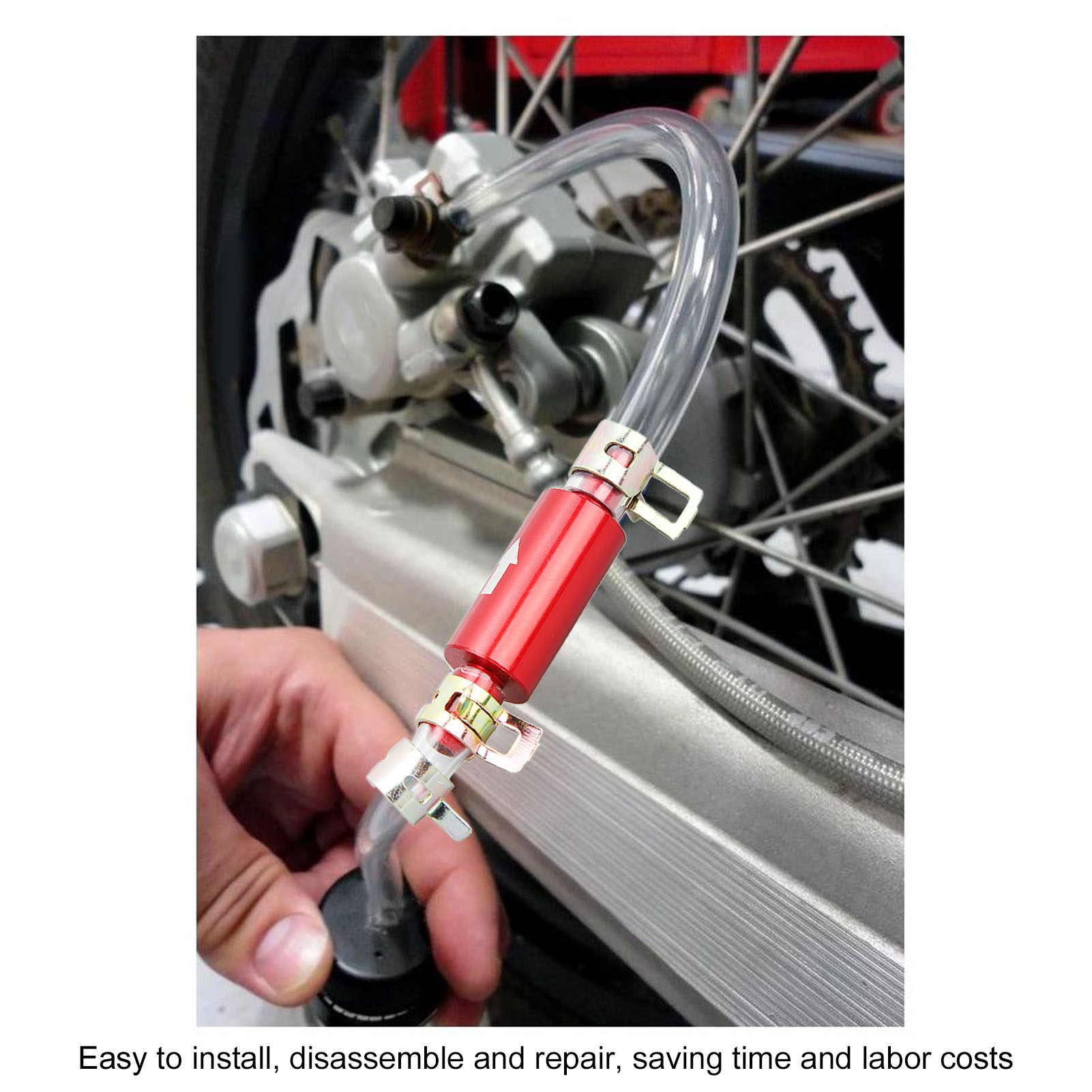 2 個ブレーキブリーダーホース 6 ミリメートル一方向チェッ - Brake Bleeder Kit のレビューと価格
