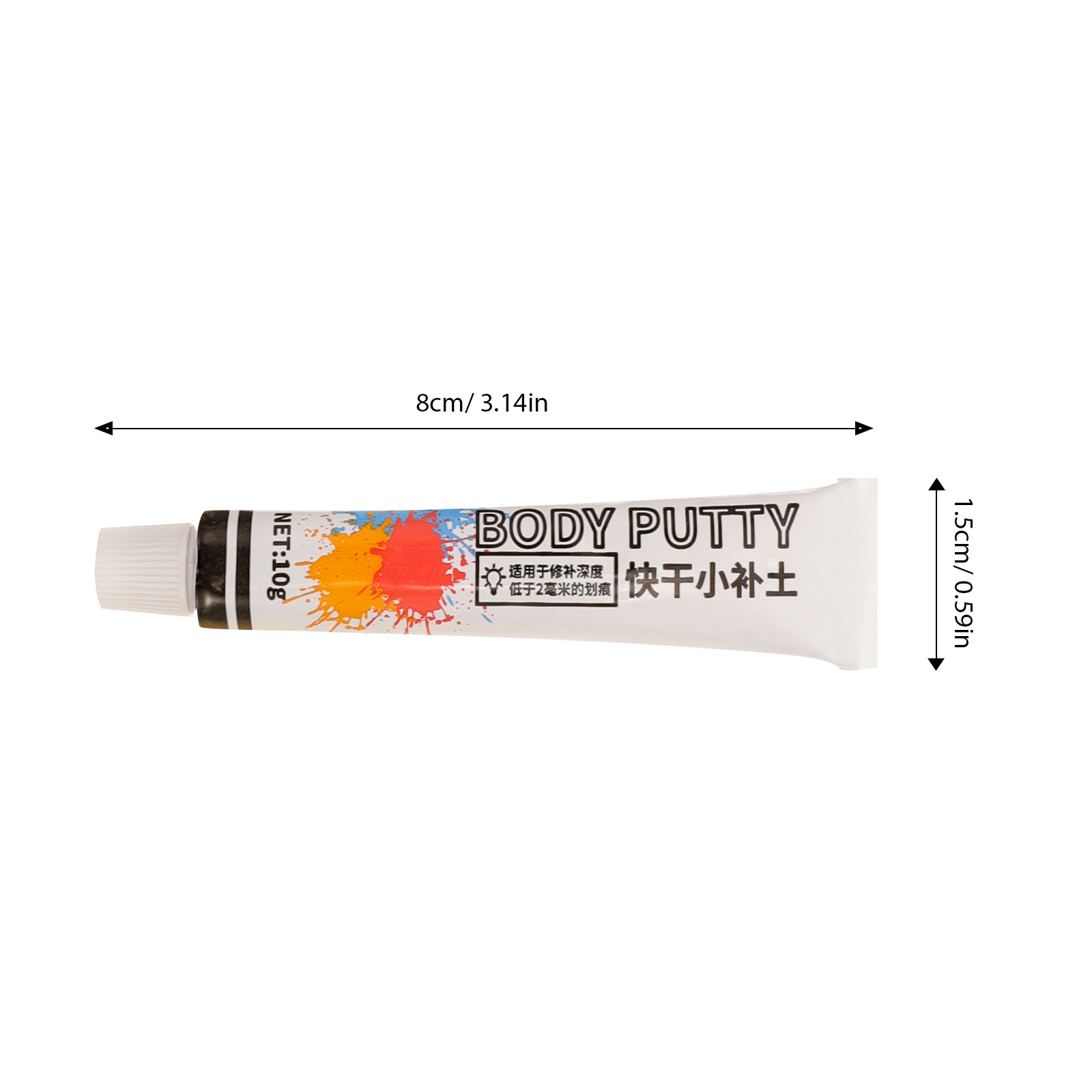 1セット 車の傷補修キット プレミアムボディフィラーパテ付き - Auto Body Filler のレビューと価格