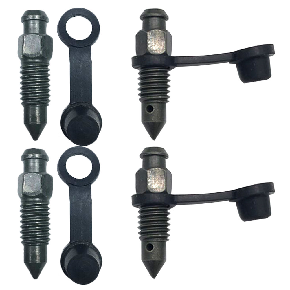 プレミアムステンレス製バイクブレーキブリーダーネジキャップキ - Brake Bleeder Kit のレビューと価格