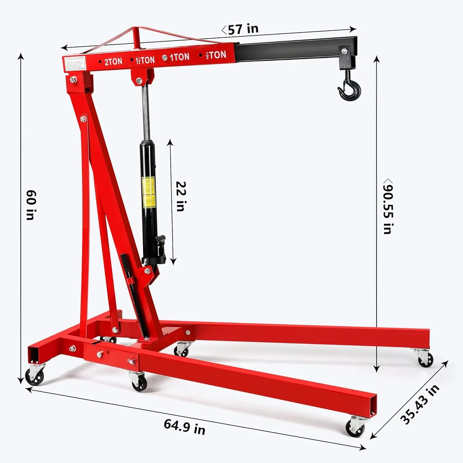 エンジンホイスト、2トン（4000ポンド）ヘビーデューティー - Engine Hoist Crane のレビューと価格
