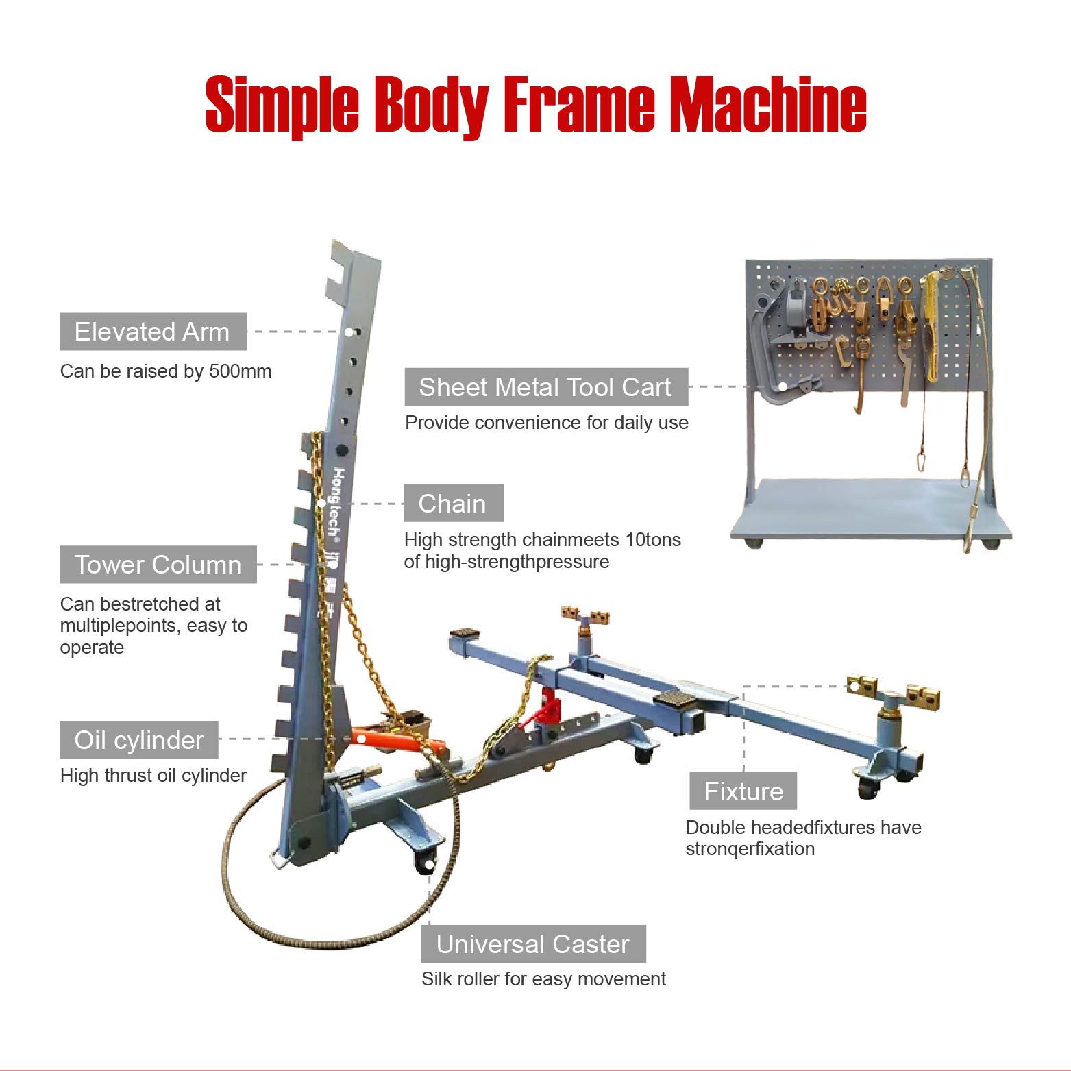 ホンテック HOT-Y1000 低価格 家庭用ガレージ ポー - Car Frame Straightening のレビューと価格