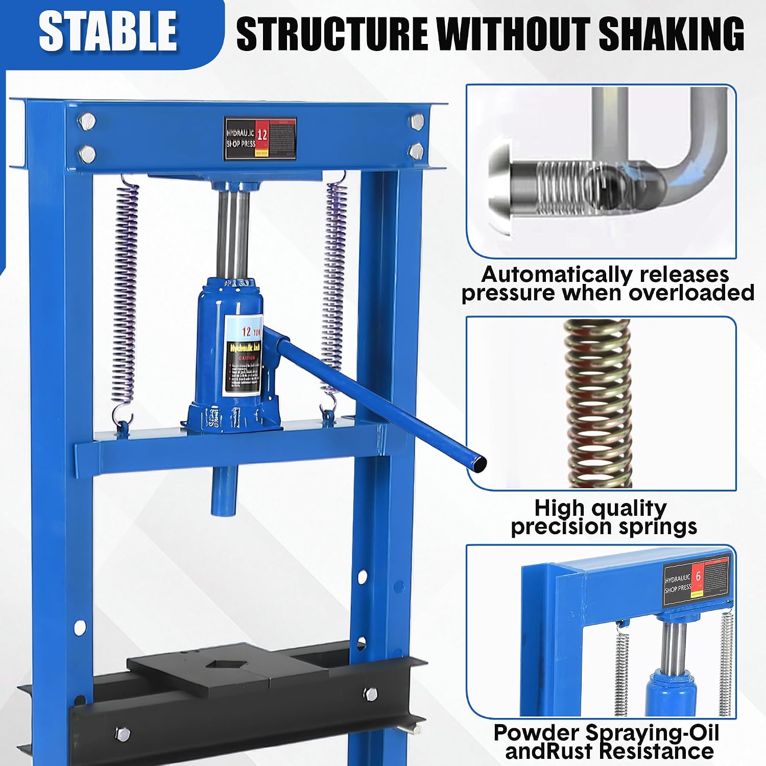 Tacleekii 6T油圧プレス H型フレーム油圧ショップ - Car Frame Straightening のレビューと価格