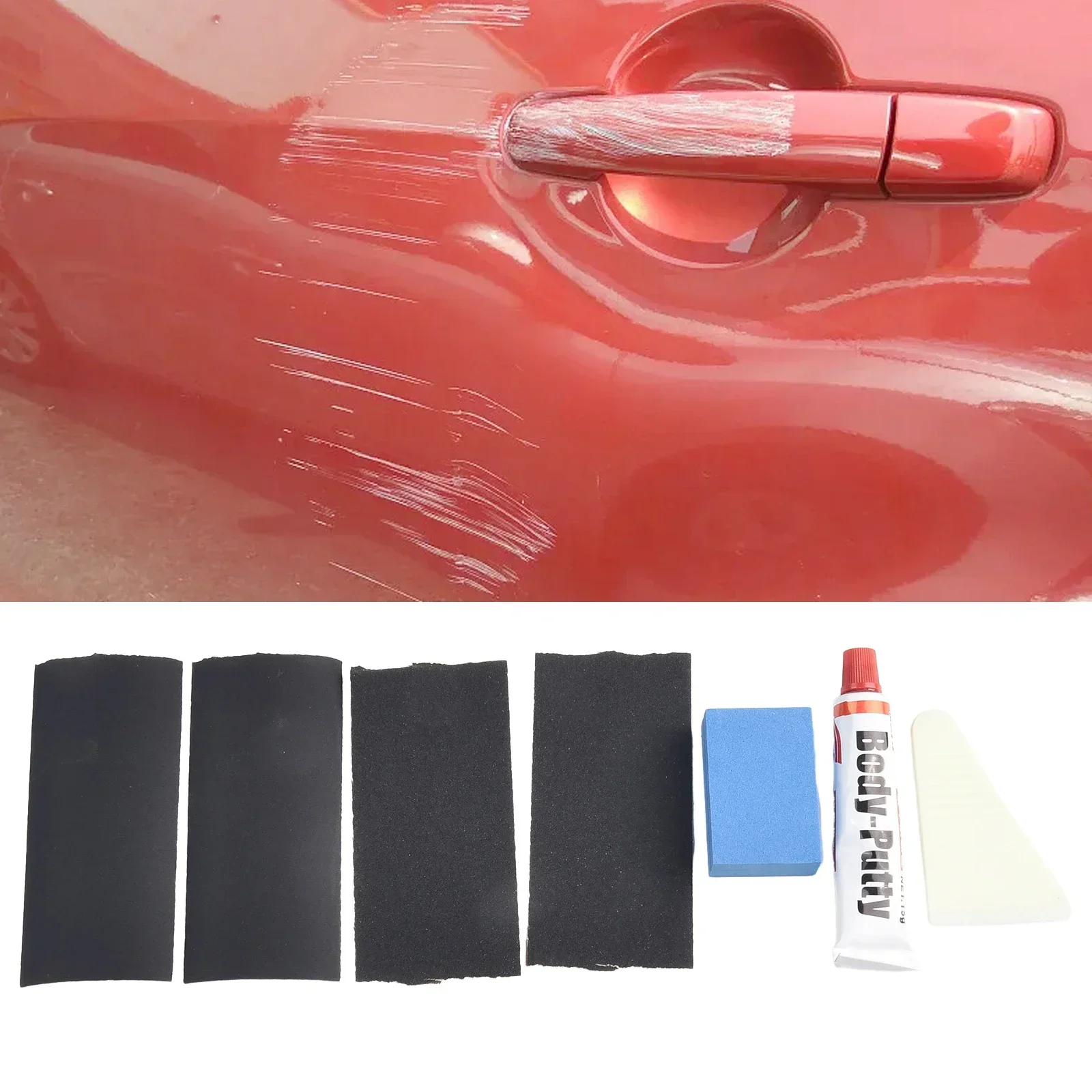 車のボディパテスクラッチ充填、滑らかな修理ツール、2mm未満 - Auto Body Filler のレビューと価格