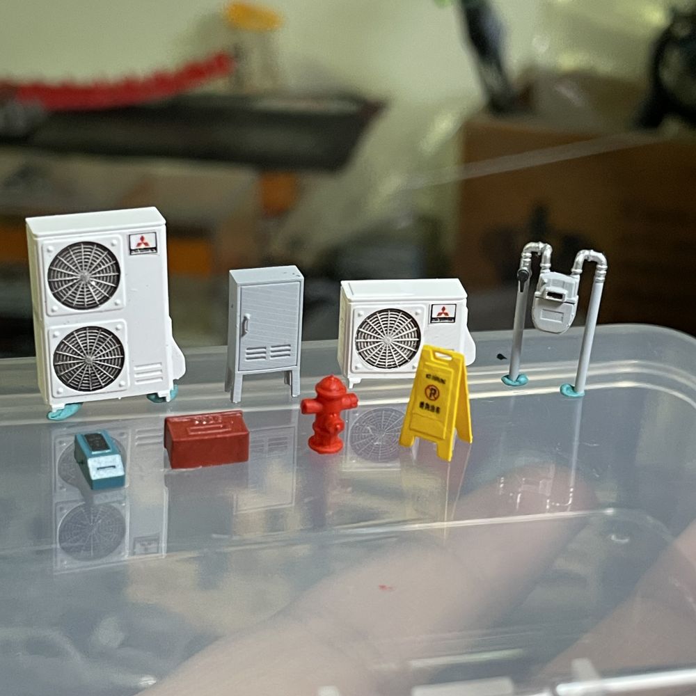 ジオラマ 1:64 エアコンモデル改造修理ガレージ自動車修理 - Auto Repair Shop Japan のレビューと価格