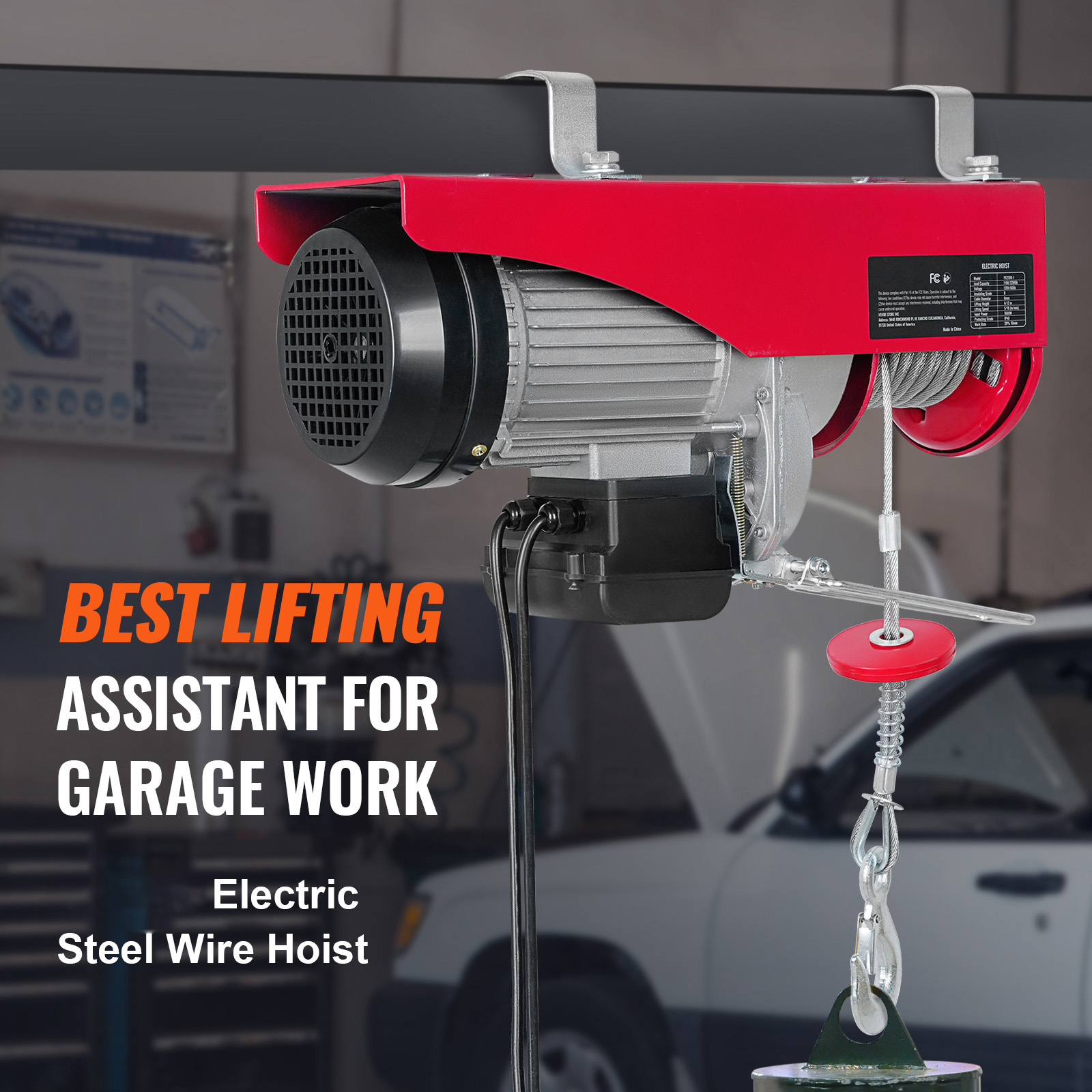 SucceBuy 200-800kg 電気ホイスト 有線/無 - Engine Hoist Crane のレビューと価格